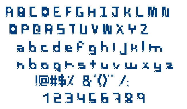 Pixel Breack font