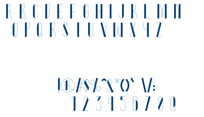 Rhubarb font