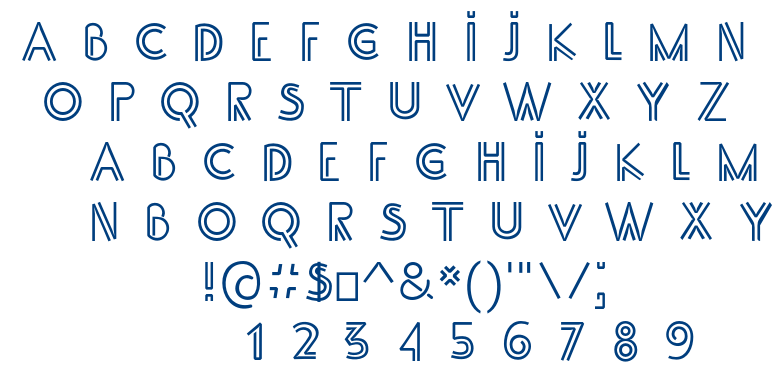 Adec font