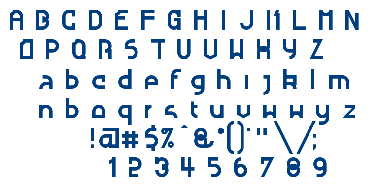 Nougatine font