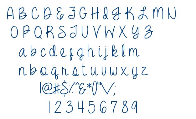 Amber Shaie font