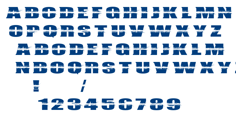 Bullet campus font