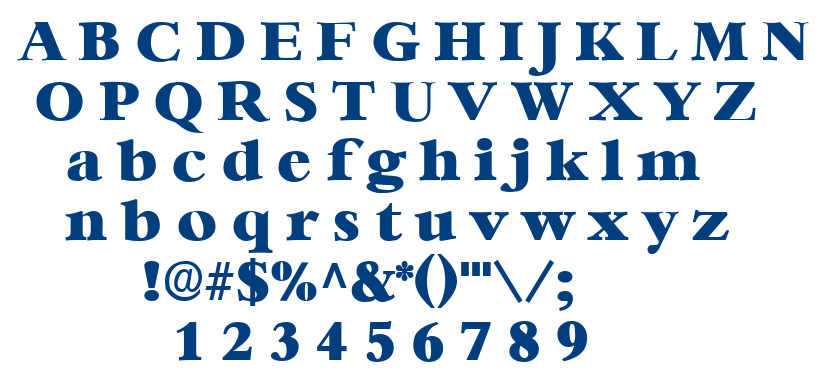 Heather font