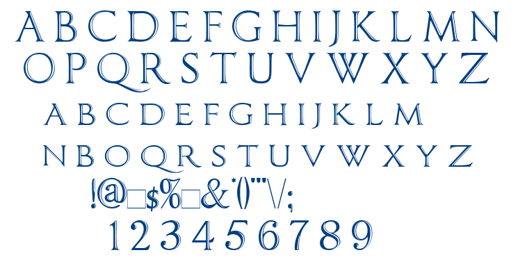 Imperator Bronze font