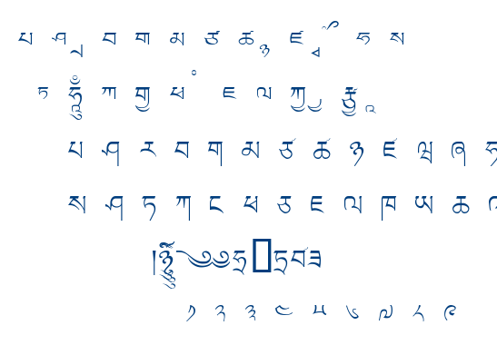 Ltibetan font