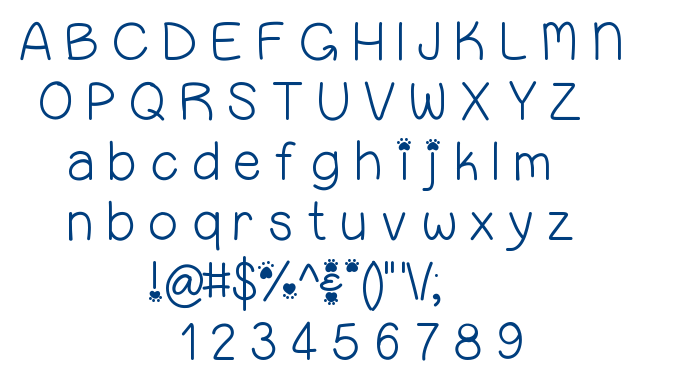 Uppy Bellies font