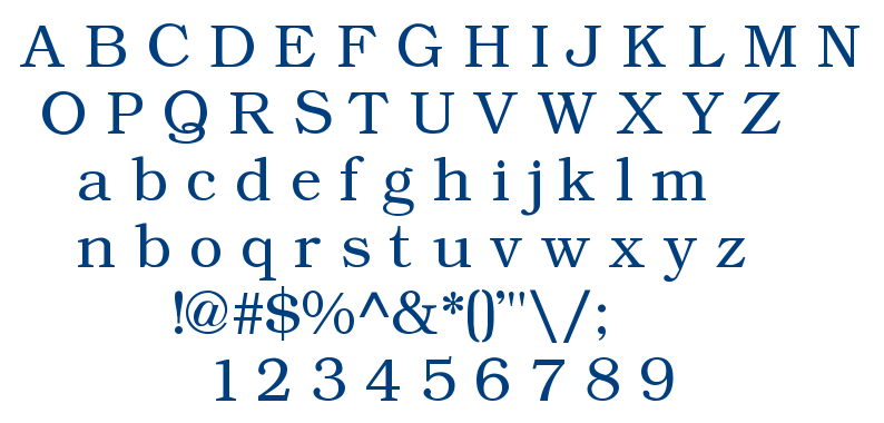 Angltrr font