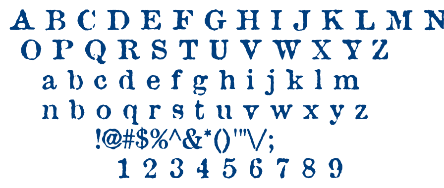 Attic font