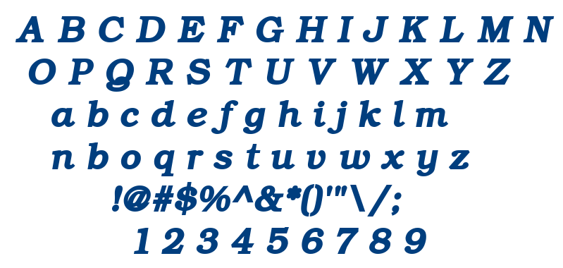 Bkmacb font