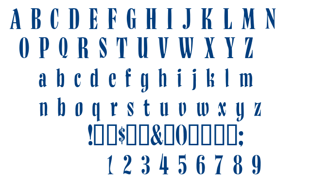 Budnm font