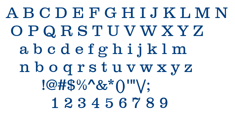 Canadian font