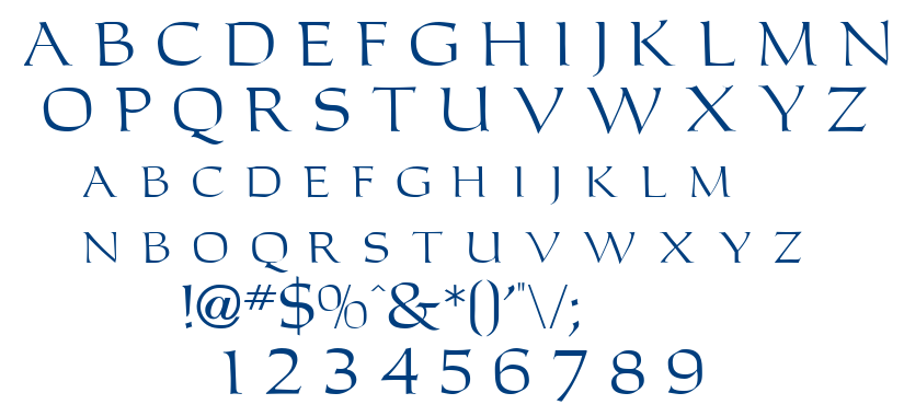 Carleton font