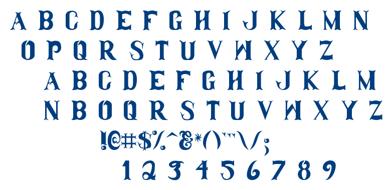 Clamdi1 font