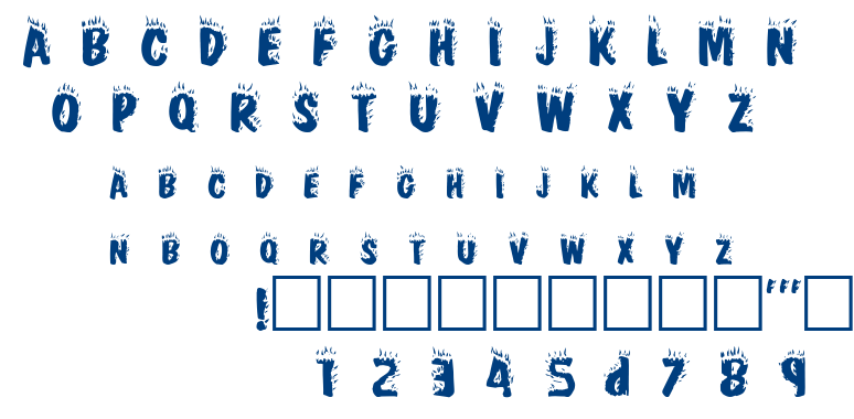 Cracklin font