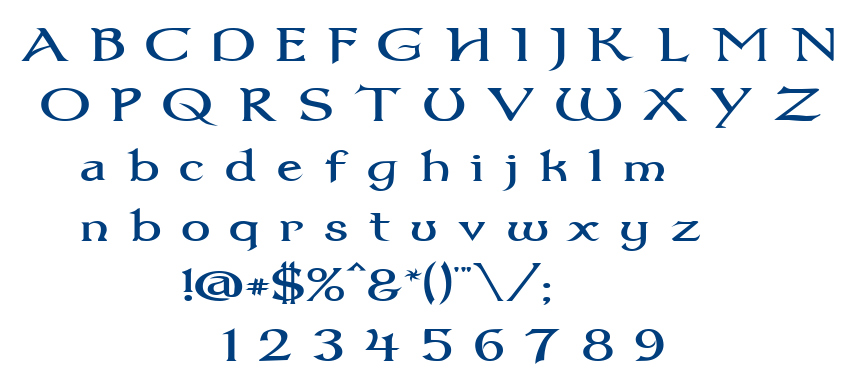 Dum1wide font