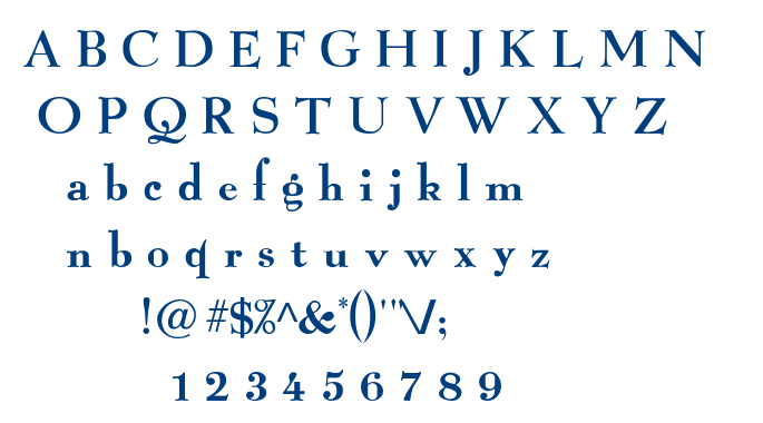 Graphicl font