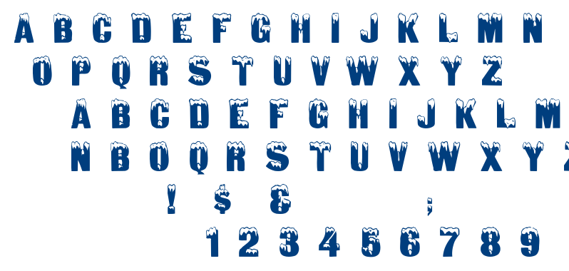 Gloocaps font