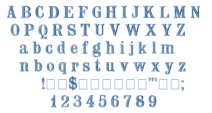 Nauer24 font