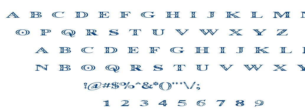 Occosprd font