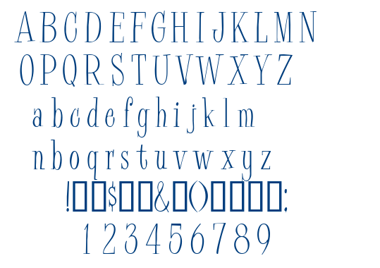 Necasu font