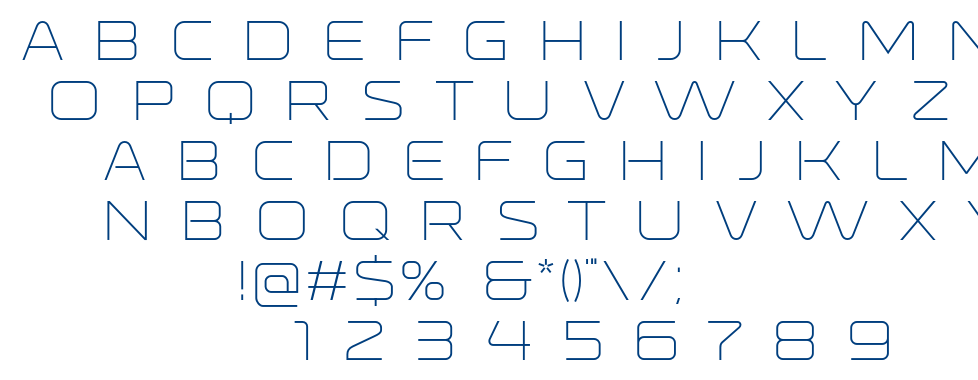 Ronduit Capitals font