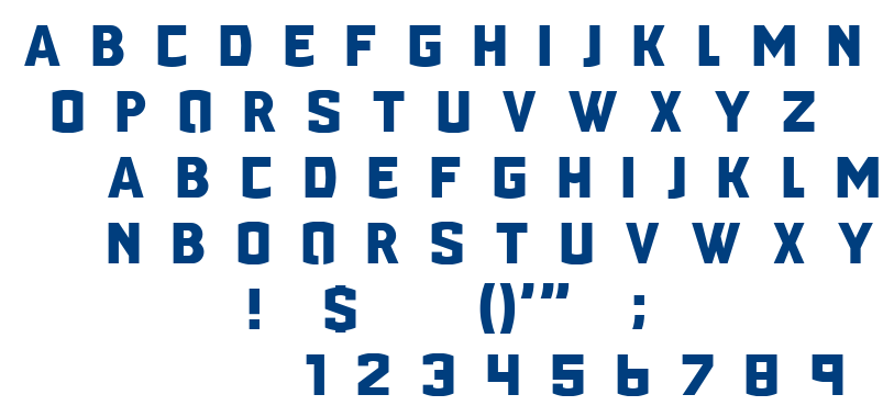 PORT118 font