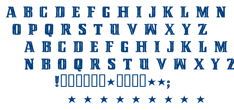 Cinquenta mil metic font
