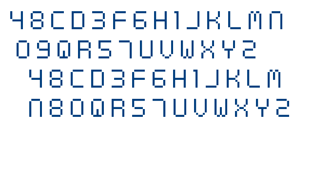 Digital cognitive font