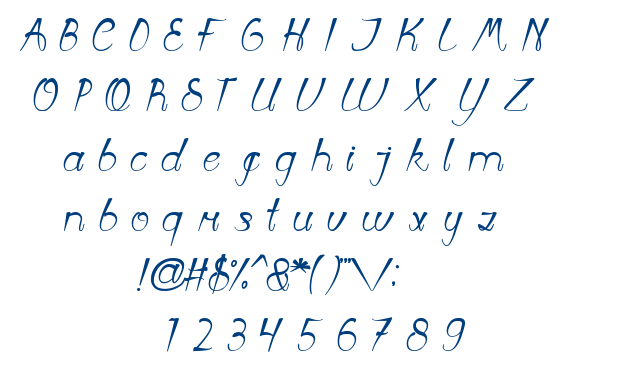 First Love font