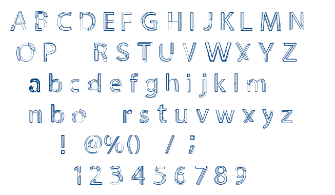 Moiety font