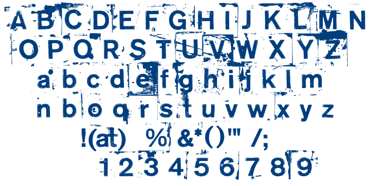 Neoprint m319 font