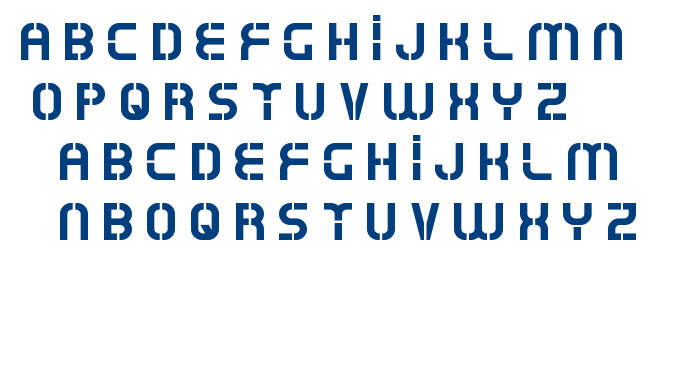 Oxin army font