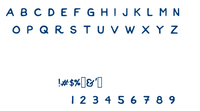 Parker font