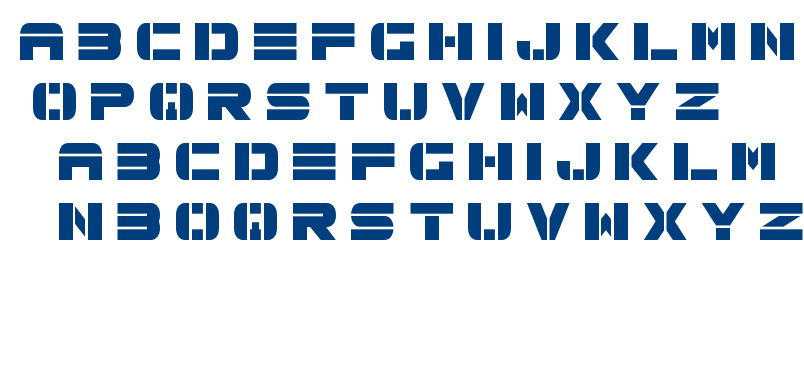 Spac3 tech font