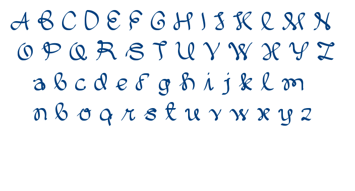 Written On The Hand font