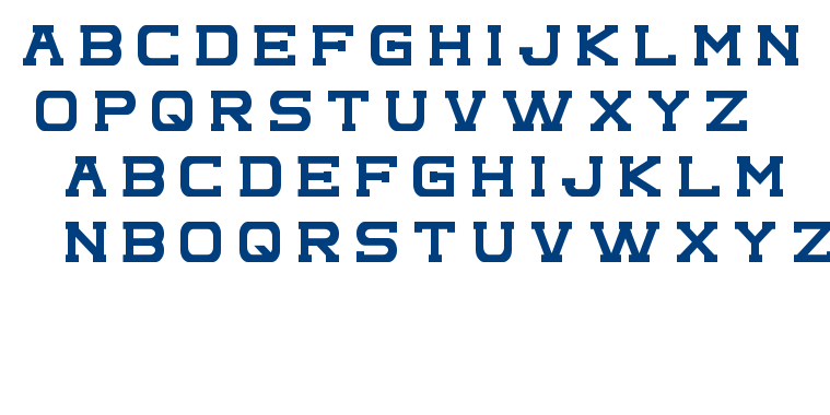 Complex font