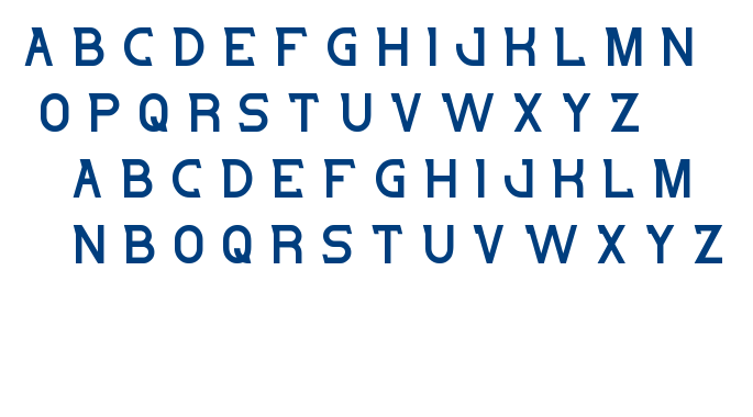 salute font
