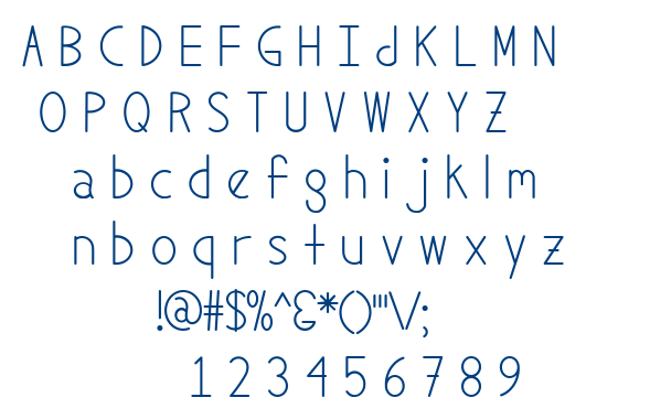 Candy font