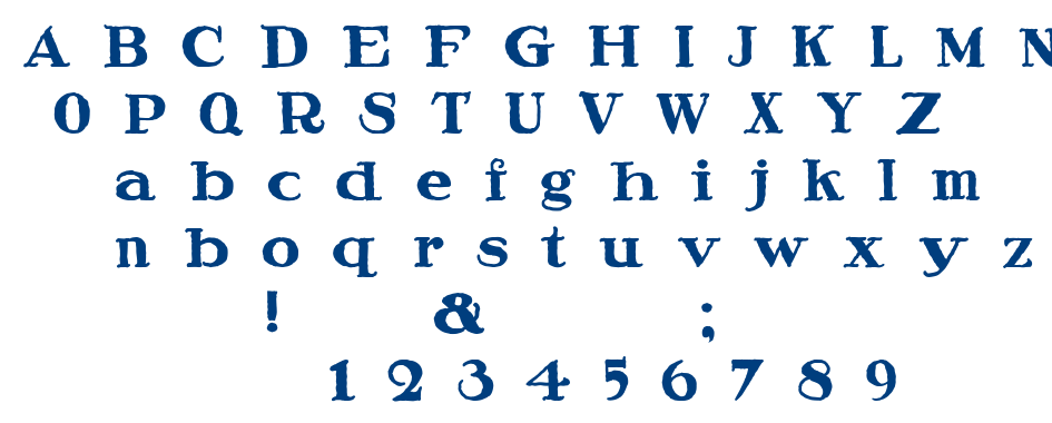Speedball ragged font