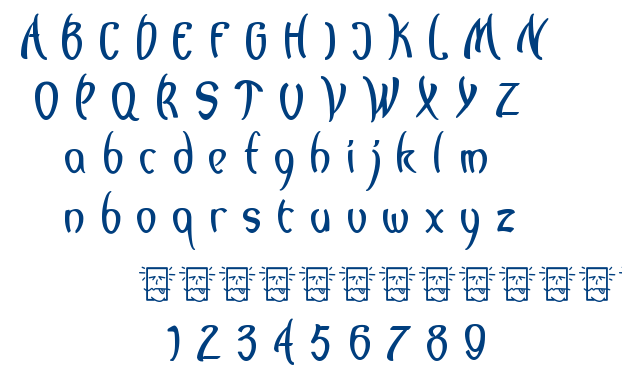 Lagegg font