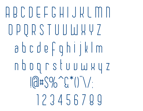 CHASE font
