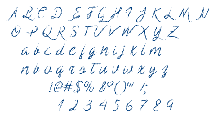 Scribble Script font