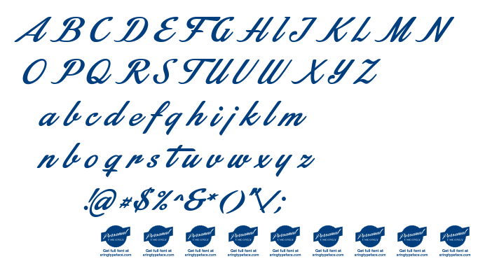 Stainy font