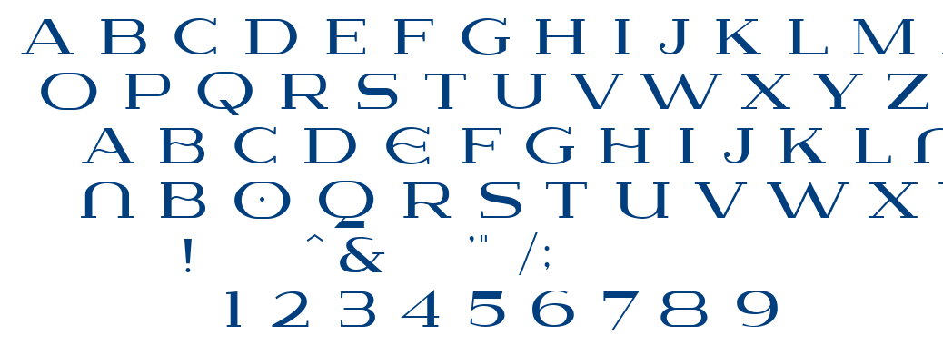 Lausanne font