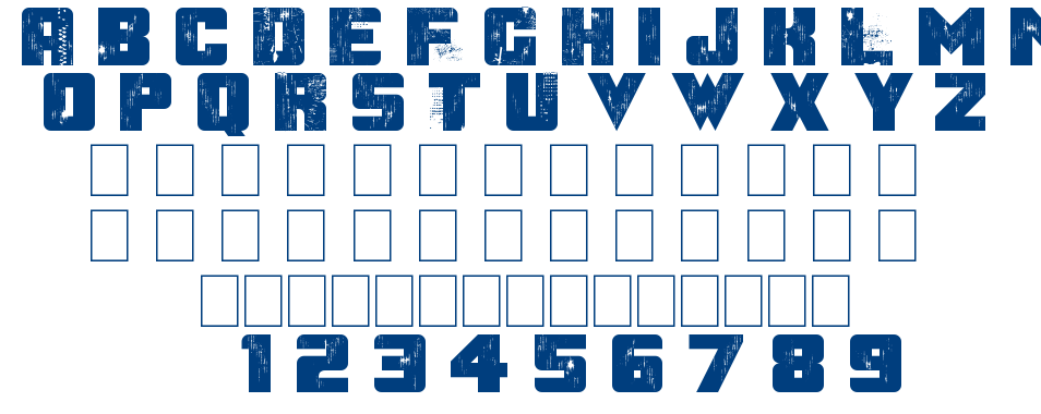 After the goldrush font