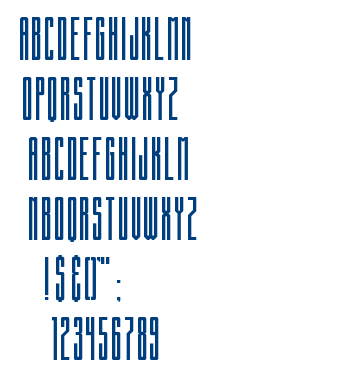 Building state empire font