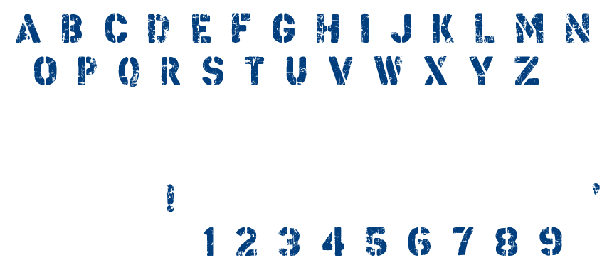 Checkpoint charlie font