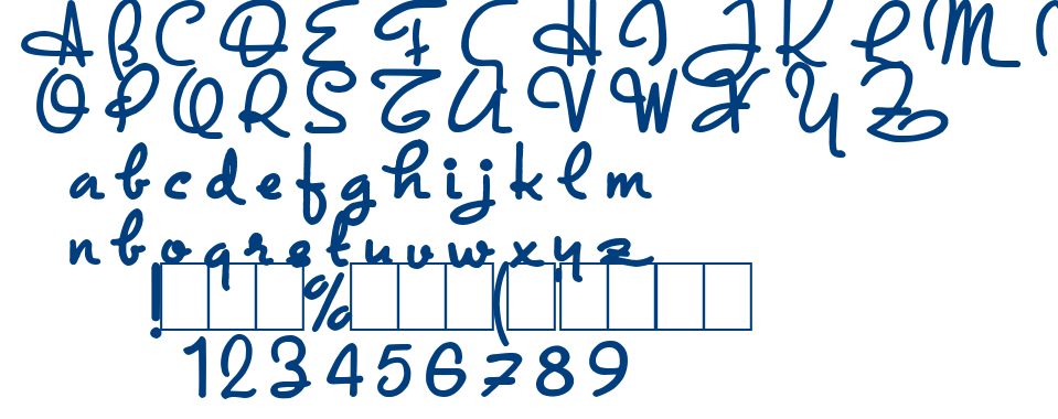 Dandy hat trick font