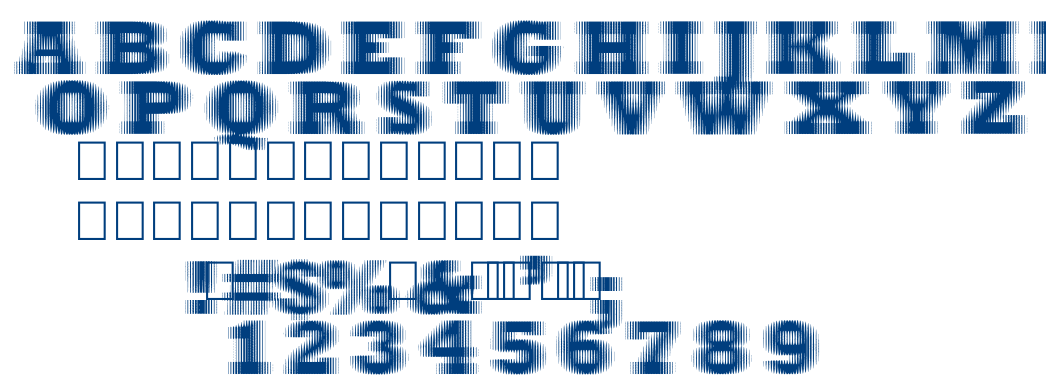 Extrablur font