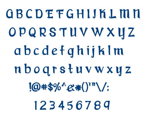 Faerytale woods font